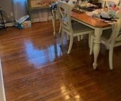 Laminate flooring installation on top of the existing floor