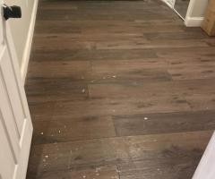 to remove laminate floor and install cement board, ceramic tile