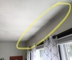 roof repair and drywall fix