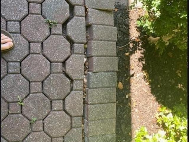 brick repair - pavers