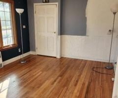 painting and sanding floor