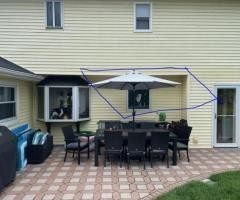 to install retractable awning with no motor