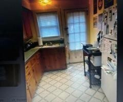 kitchen floor - cabinets - backsplash -