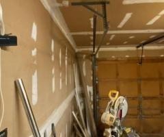drywall work-top finish spackle in