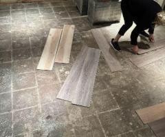 tile work and laminate