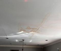 fix the drywall on the ceiling