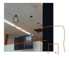drop ceiling , framing and doors