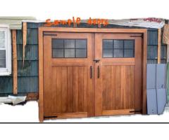 3 entrance for a car - we need to make doors
