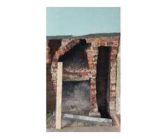 chimney area to fix and paint - also tile backsplash