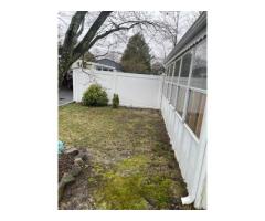 to move the 2 section of fence and install 3 section of fence