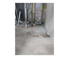 concrete and self leveling work