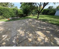 to remove the old concrete and install new concrete