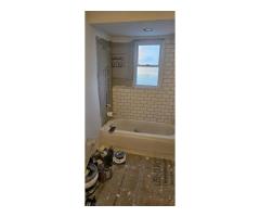 to finish wall tile and floor - grouting everything