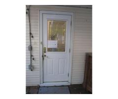 to replace 2 exterior doors - Friday