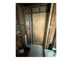 bathroom: new drywall, tile, painting, etc...