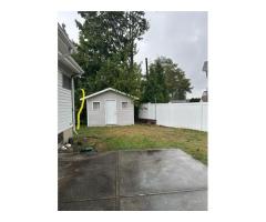 to install wood fence only 4 feet height by 8 feet long