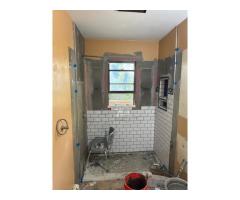 Full wall tile work - subway tile work - 60 inches by 30 inches (walls) only installation