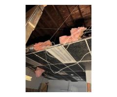 double installation drywall on the ceiling